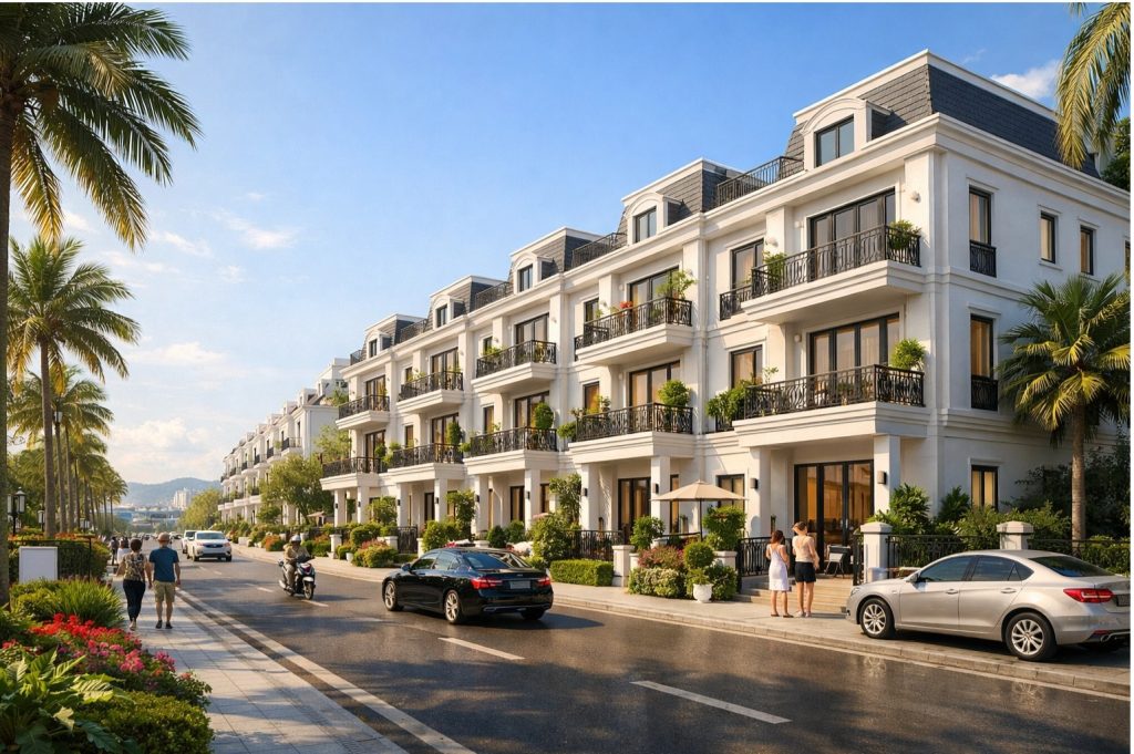 Shophouse mặt tiền – kinh doanh sinh lời